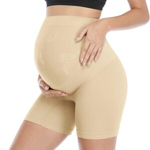 Maternity Seamless Tan Shapewear Shorts- XL
